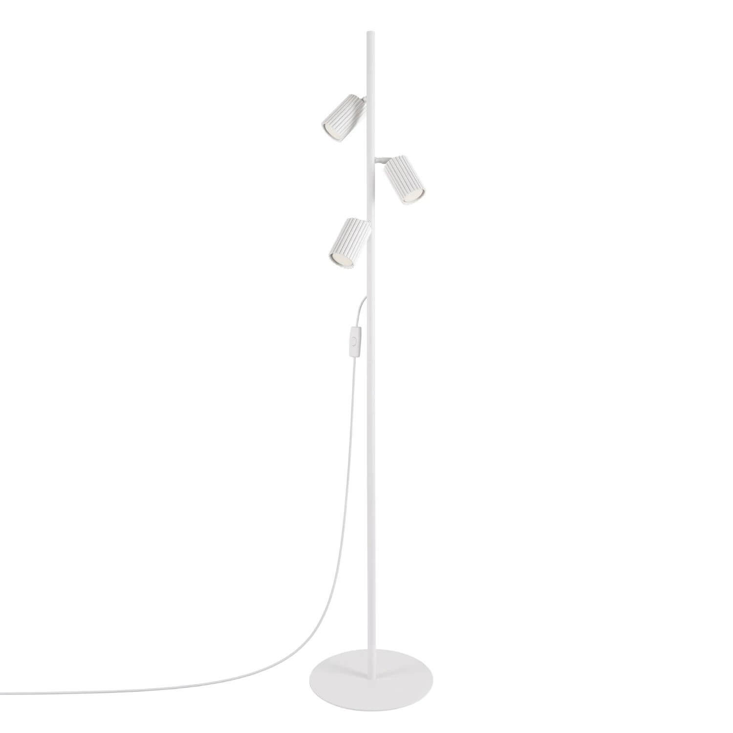 Sollux Lighting Karbon lámpara de pie 3x10 W blanco SL.2014