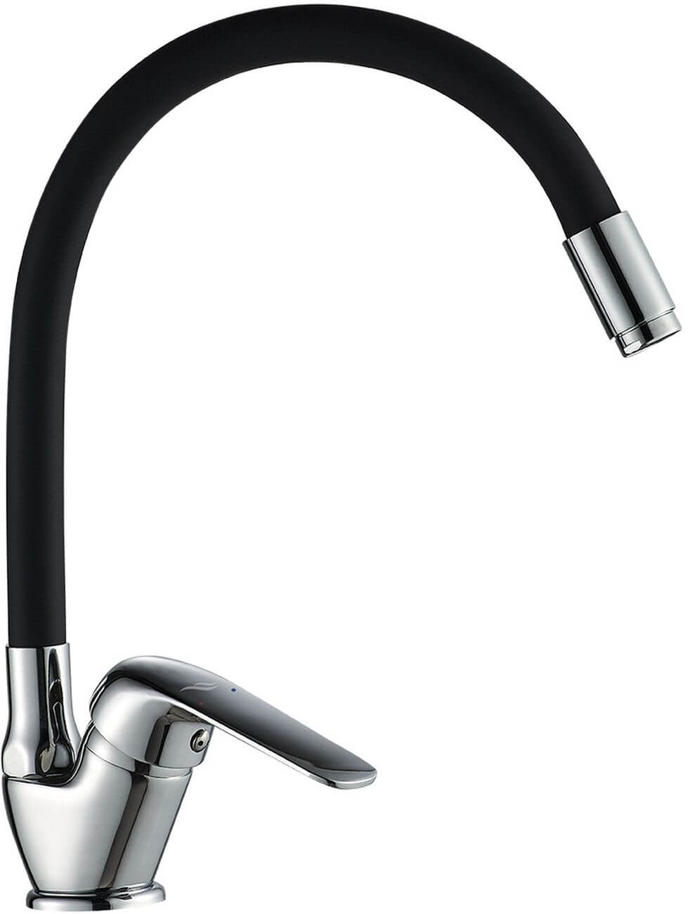 Kuchinox Elza grifo de cocina de pie cromo-negro BKE_767D