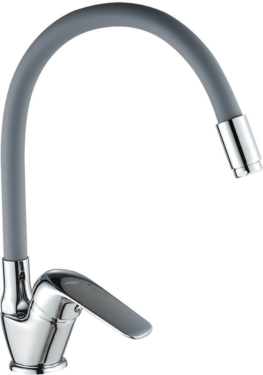 Kuchinox Elza grifo de cocina de pie cromo-grafito/gris BKE_967D