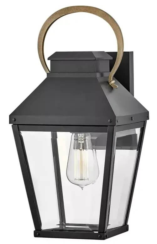 Elstead Lighting Dawson lámpara de pared para exteriores 1x40 W negro-marrón HK-DAWSON-M