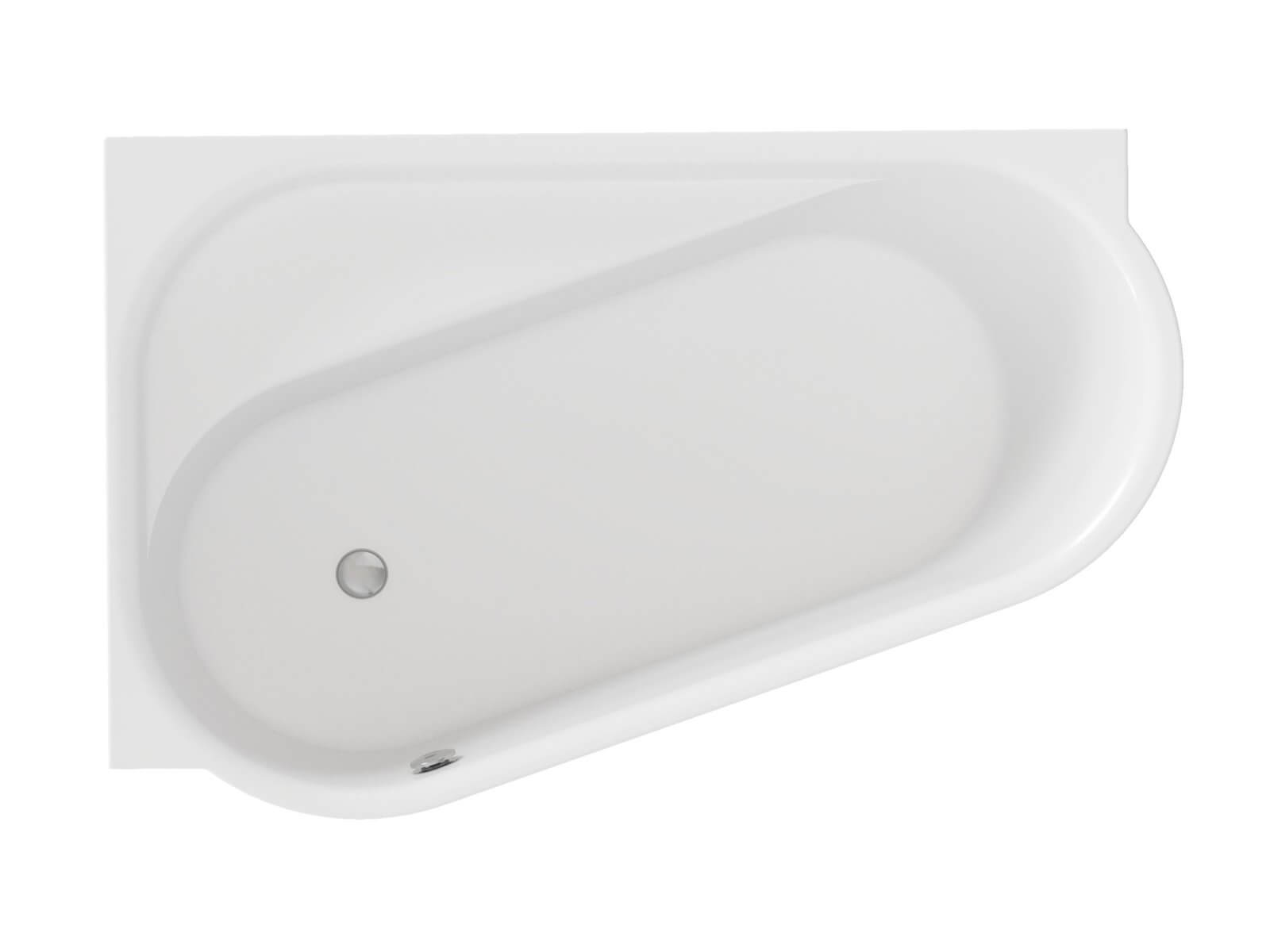 Ravak ARC bañera de esquina 160x105 cm izquierda blanco CF51000000