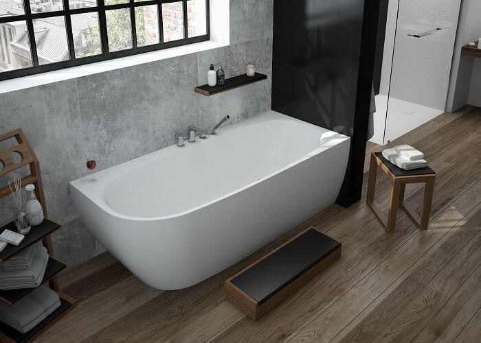 Hoesch iSensi bañera exenta 160x75 cm oval blanco 3973.010