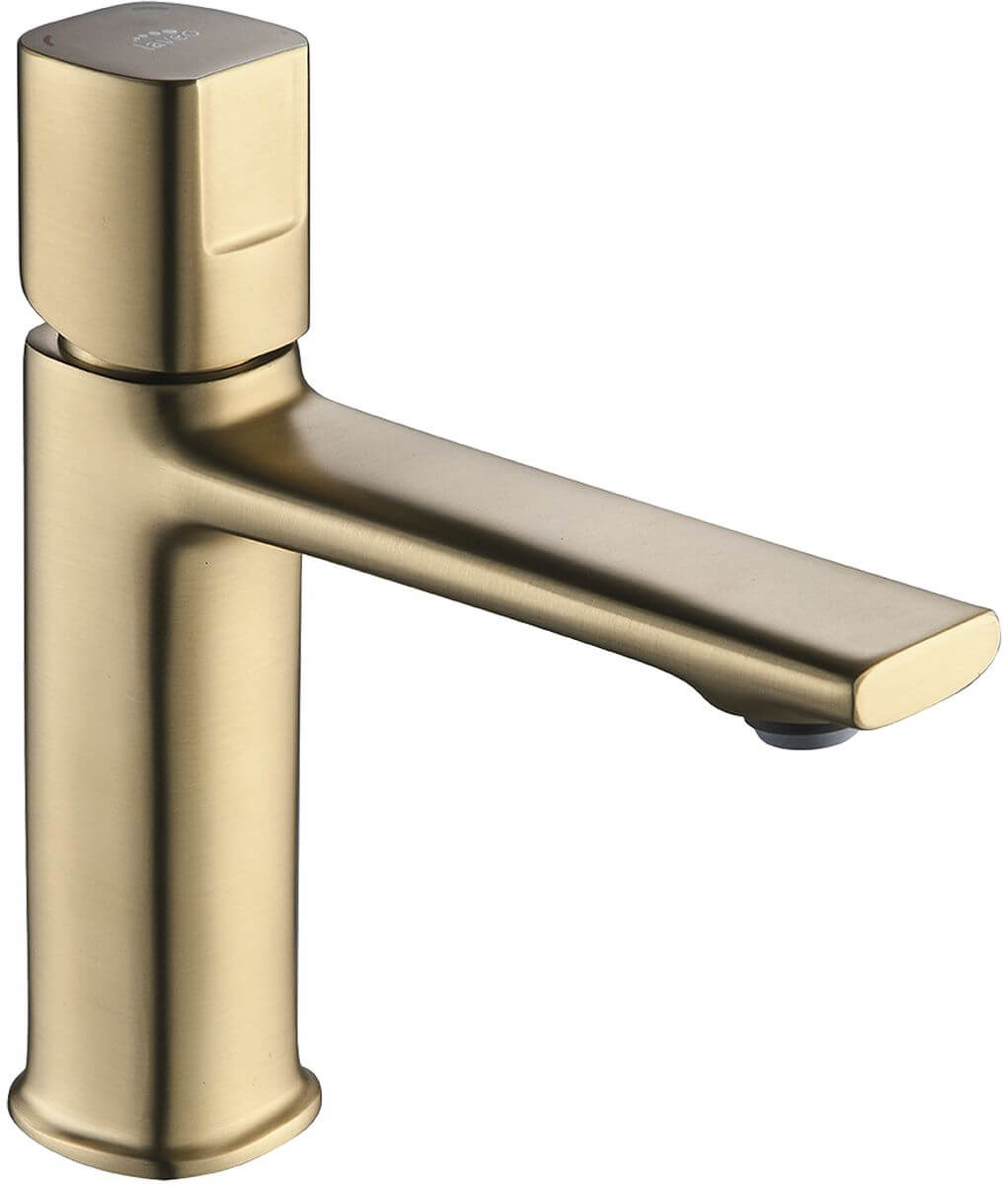 Laveo Tores grifo para lavabo de pie oro BVT_G22D