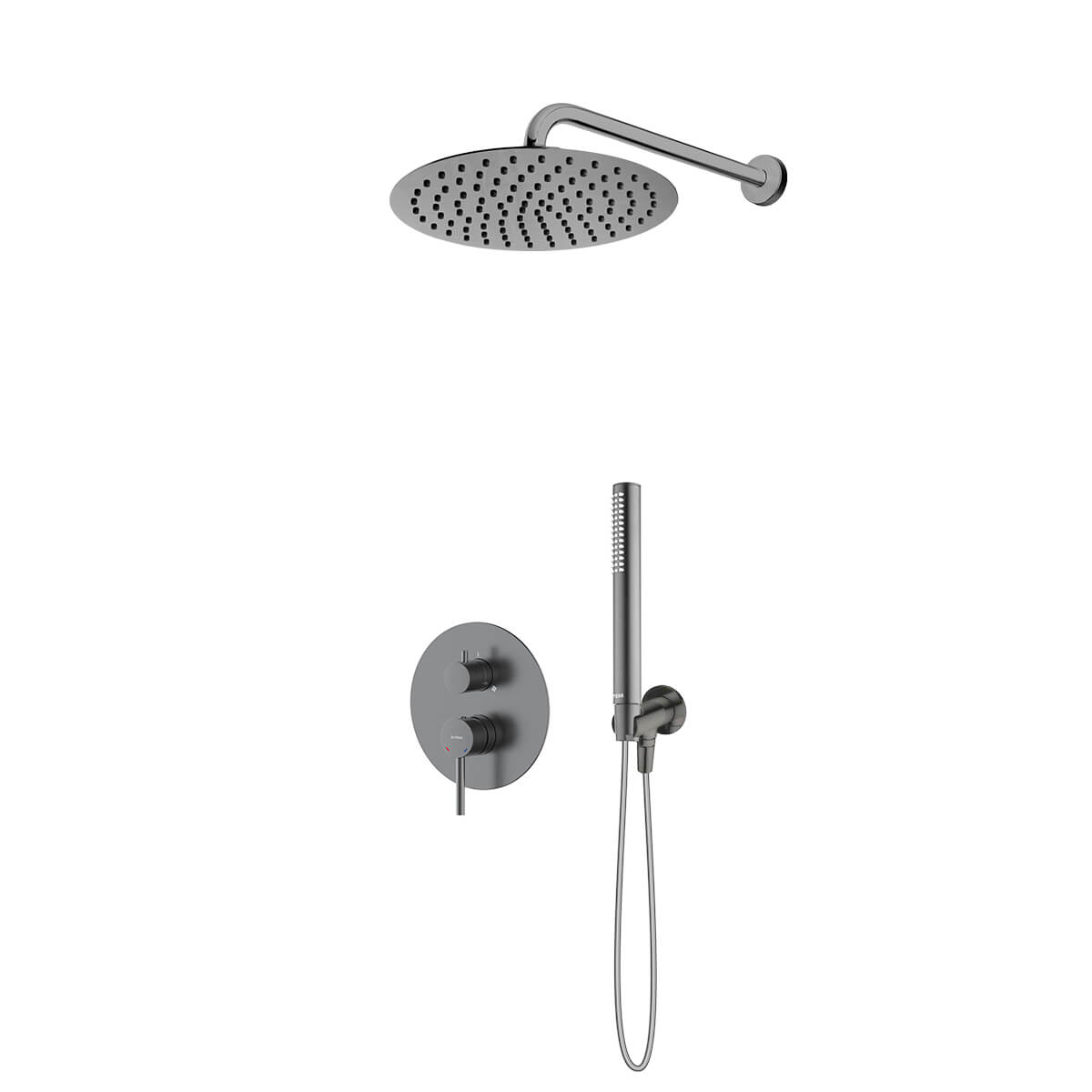 Conjunto grifo de bañera y ducha Oltens Molle 34113400, ducha con efecto lluvia Oltens Vindel 37006400, 39402400, 39304400, 37102400, 37200400