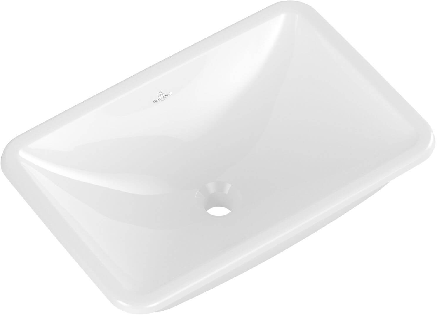 Villeroy & Boch Loop & Friends lavabo 60.5x41 cm rectangular empotrado blanco brillante 4A650101