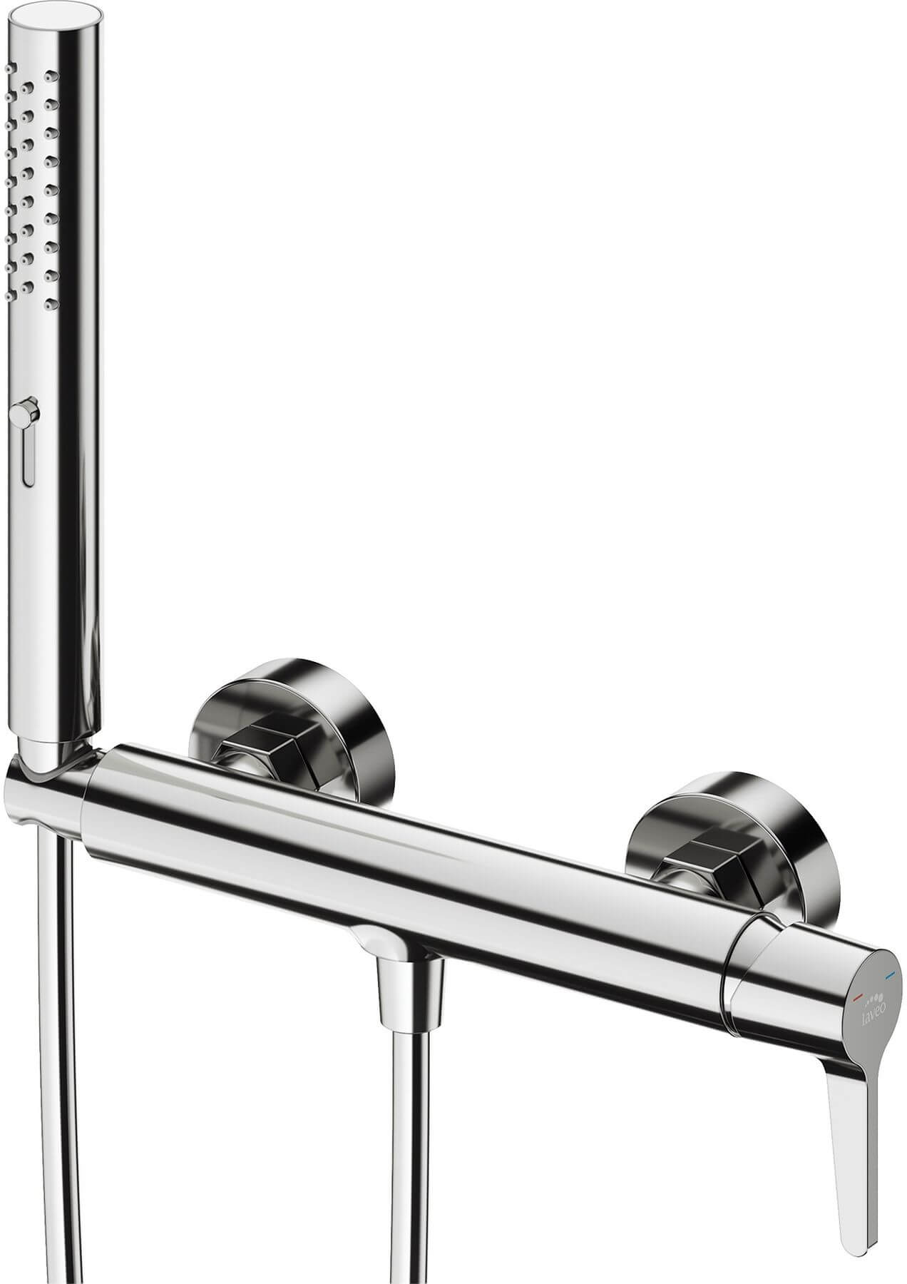 Laveo Cone grifo para ducha a pared cromo BVC_041D