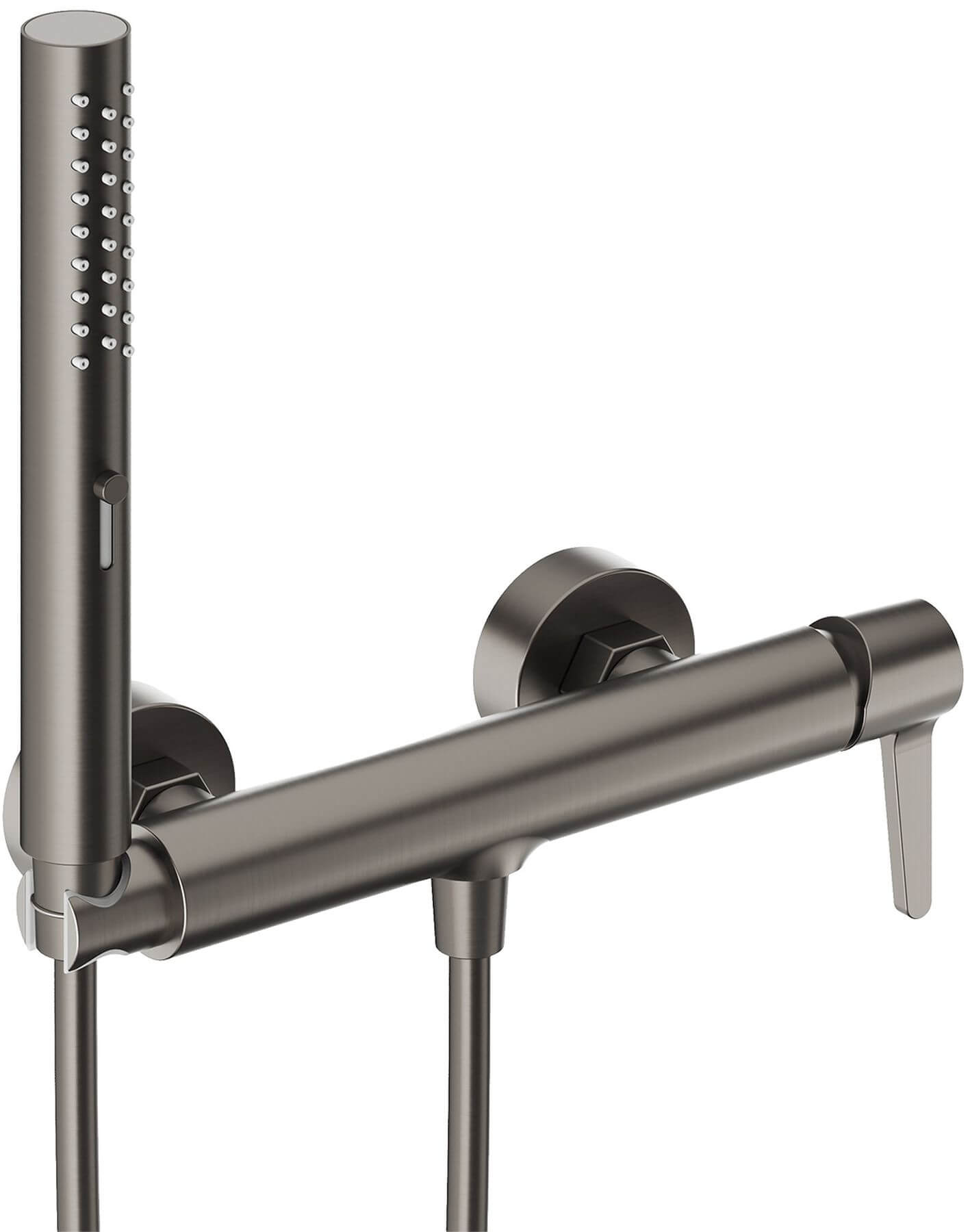 Laveo Cone grifo para ducha a pared grafito BVC_941D