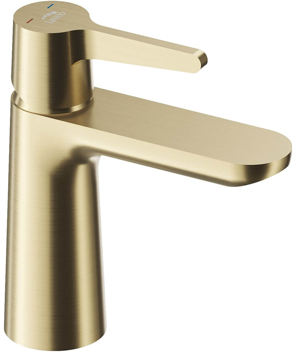 Laveo Cone grifo para lavabo de pie oro BVC_G22D