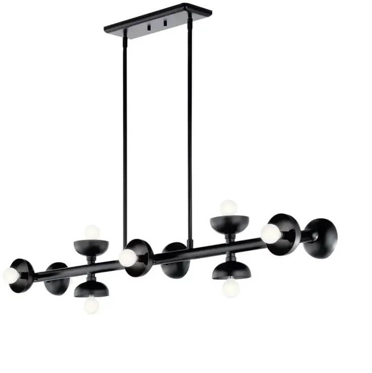 Elstead Lighting Palta lámpara colgante x40 W negro KL-PALTA-LP10-BK