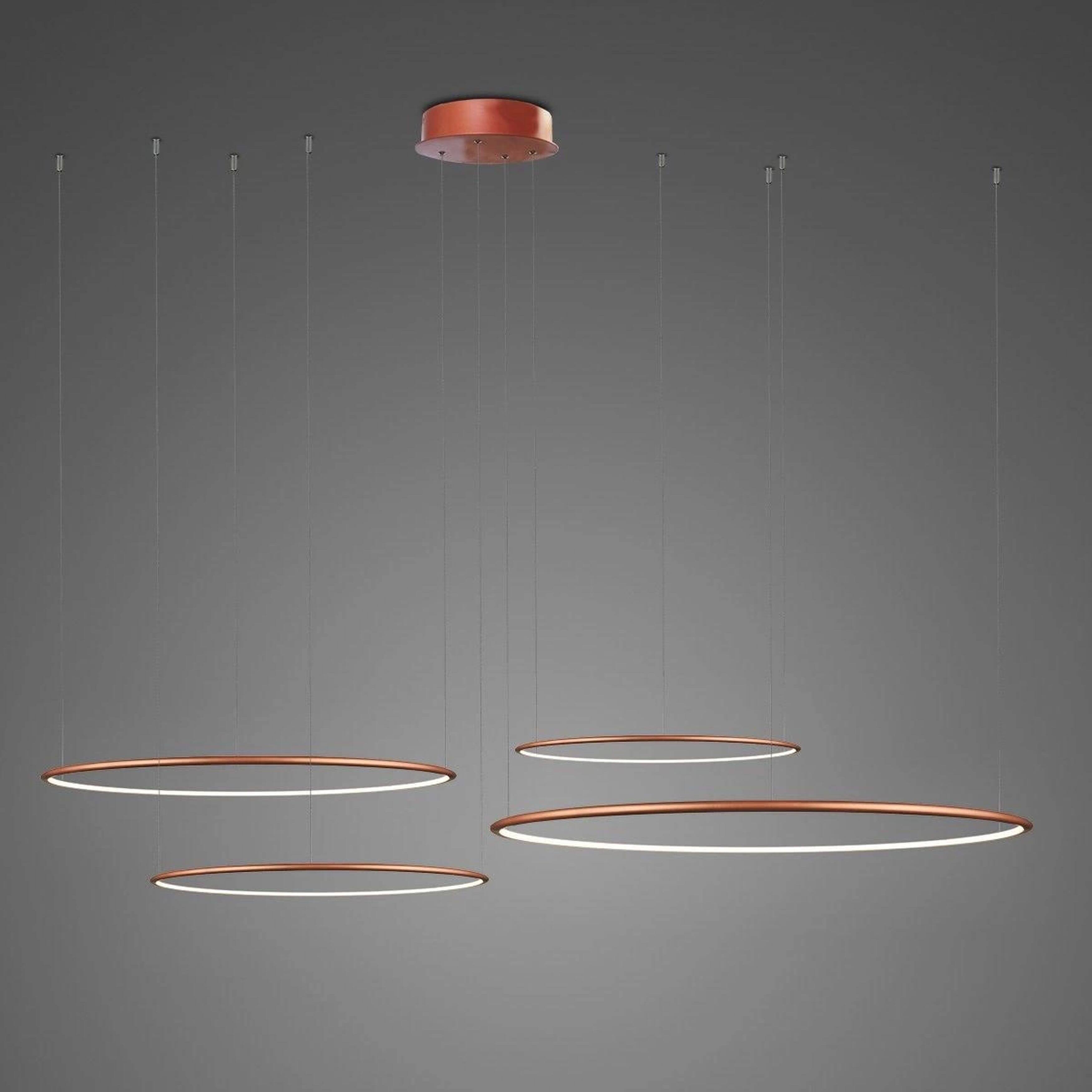 Altavola Design Led Shape lámpara colgante 4x W cobre LA084/CO4_100_in_4k_copper_Dali