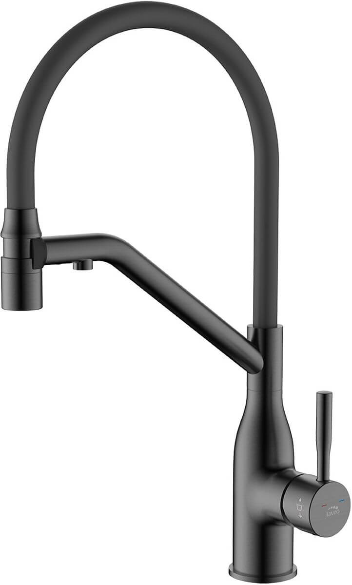 Laveo Colina 2.0 grifo para filtro de agua de pie grafito/gris BC2_978D