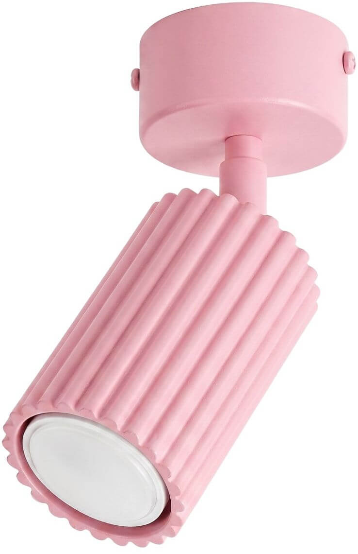 Sollux Lighting Karbon lámpara de techo 1x10 W rosa SL.1934