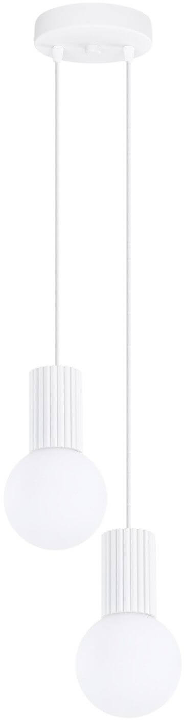 Sollux Lighting Halo lámpara colgante 2x8 W blanco SL.1971