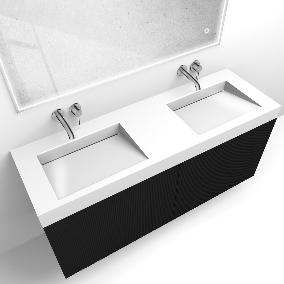 Conjunto lavabo Oltens Stila 40005000, armario Oltens Lun Rilla 60039300