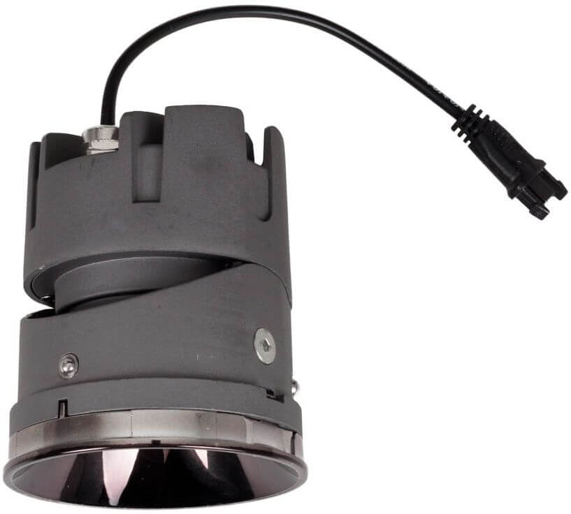 MaxLight Spilio lámpara empotrada 1x10 W negro HM190 4000K