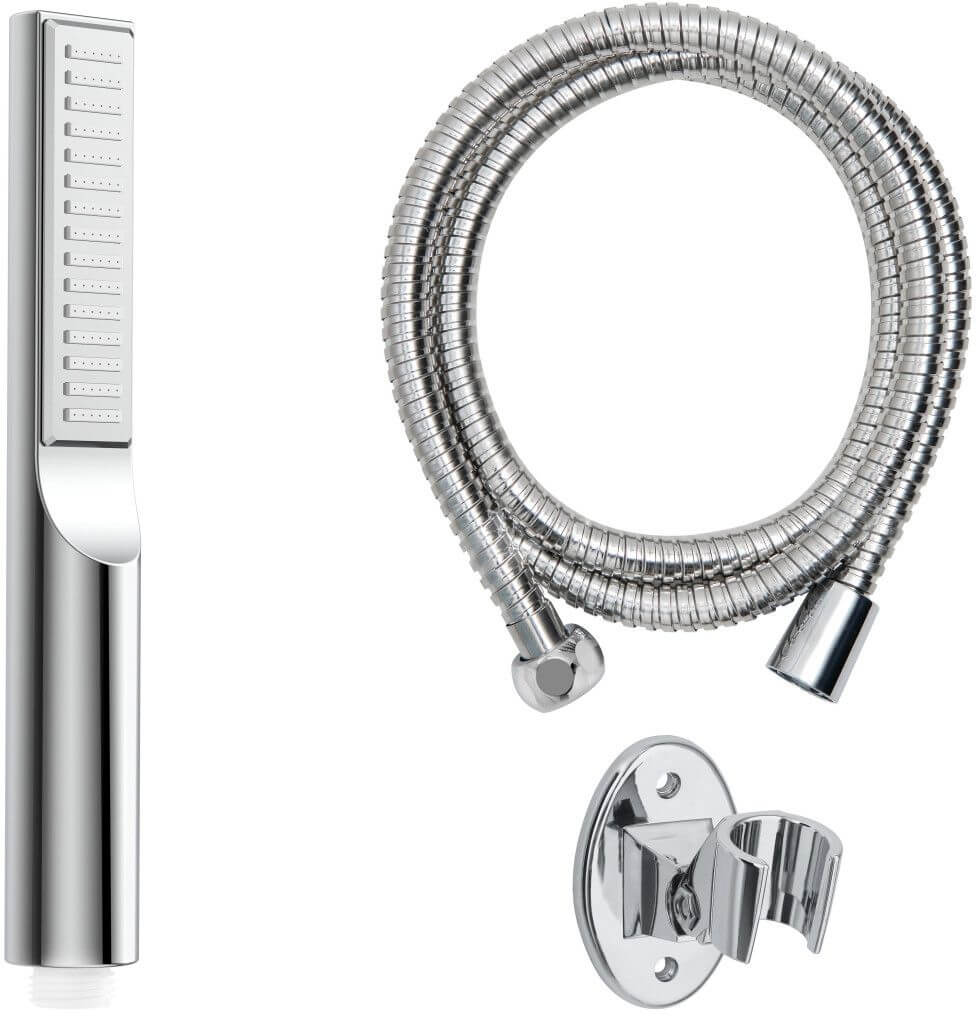 Hyggli conjunto de ducha a pared cromo 12-296