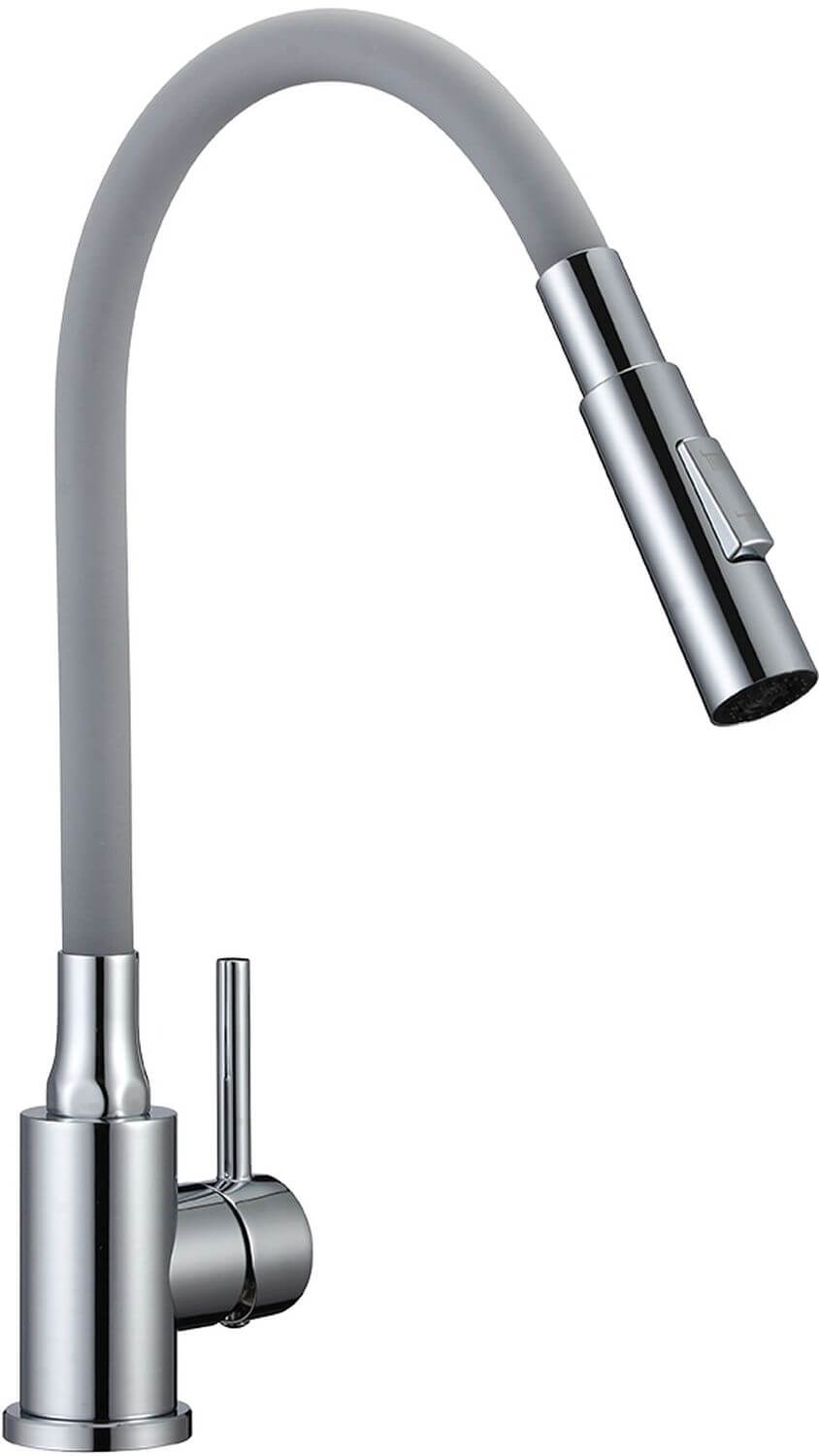 Kuchinox Velia grifo de cocina de pie cromo-grafito/gris B52_962D