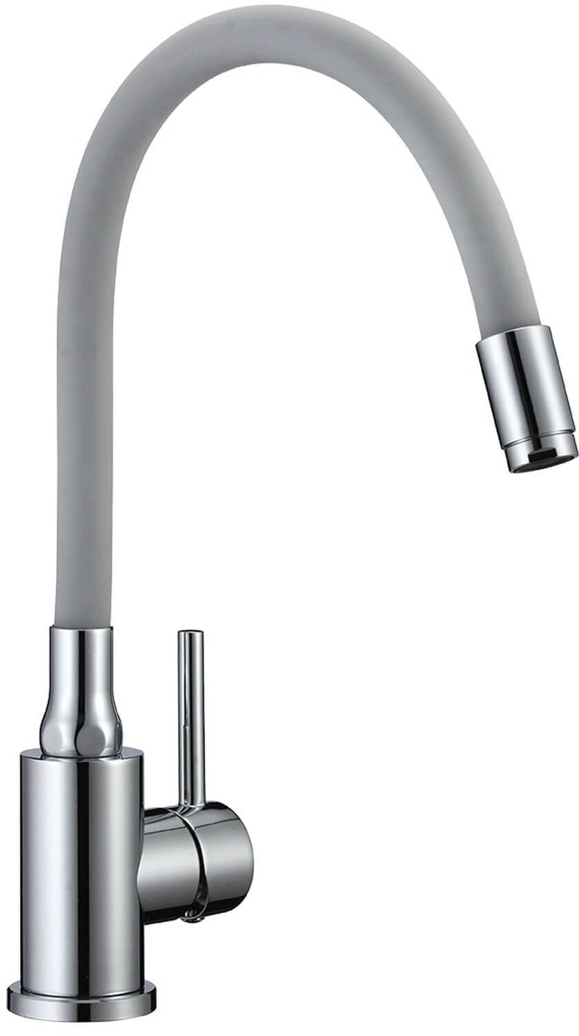 Kuchinox Navira grifo de cocina de pie cromo-grafito/gris B53_961D
