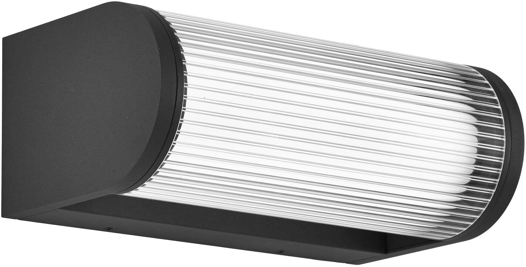 MaxLight Gardenia lámpara de pared para exteriores 1x12 W negro W0465