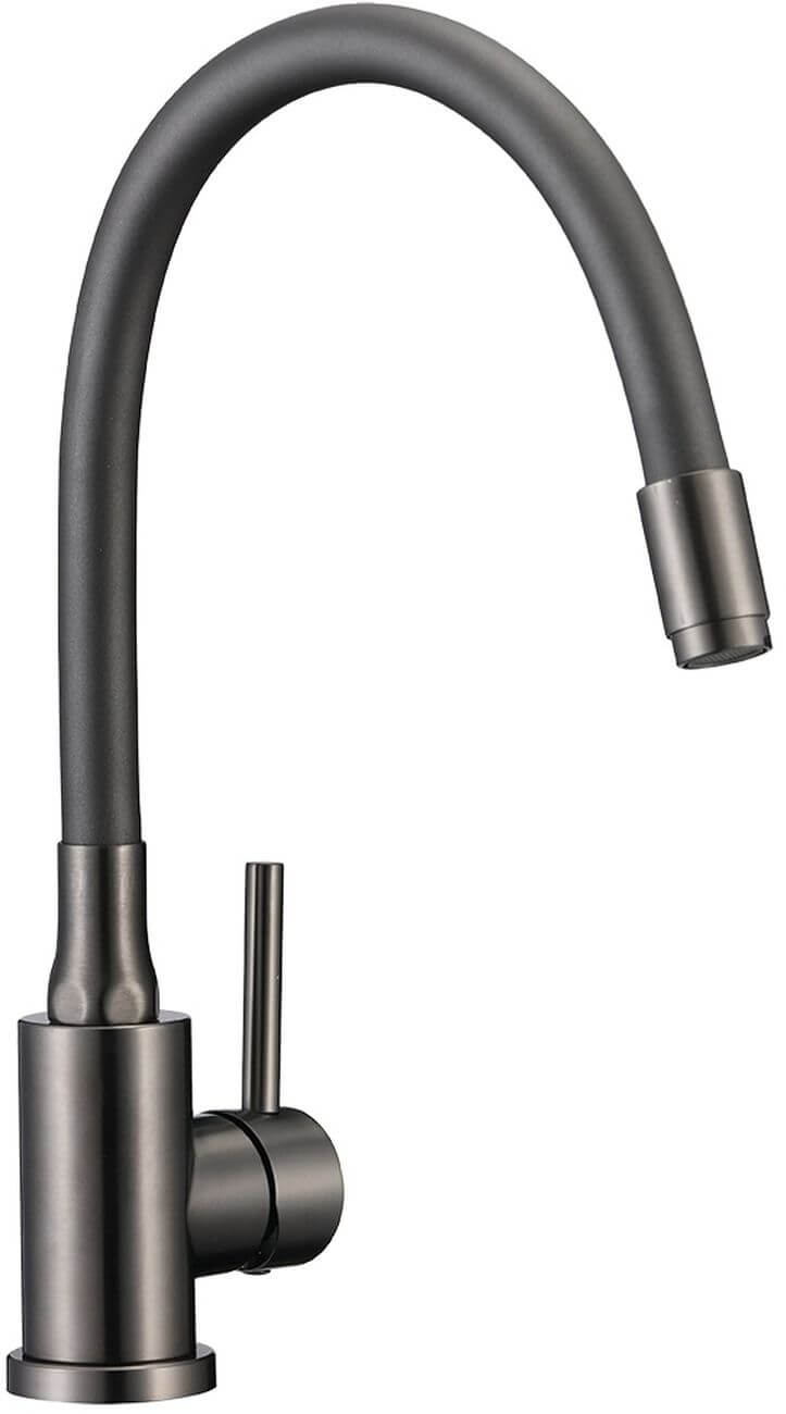 Kuchinox Navira grifo de cocina de pie grafito/gris B53_961E
