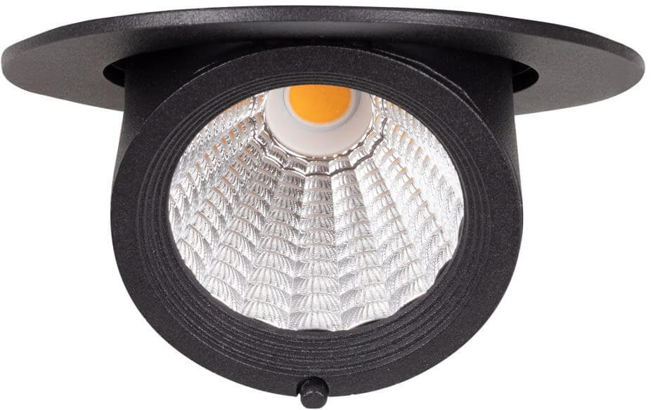 MaxLight Rubio lámpara empotrada 1x10 W negro H0133