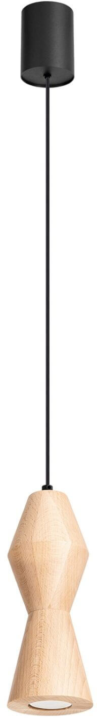 Sollux Lighting Kubbe lámpara colgante 1x10 W madera SL.2027