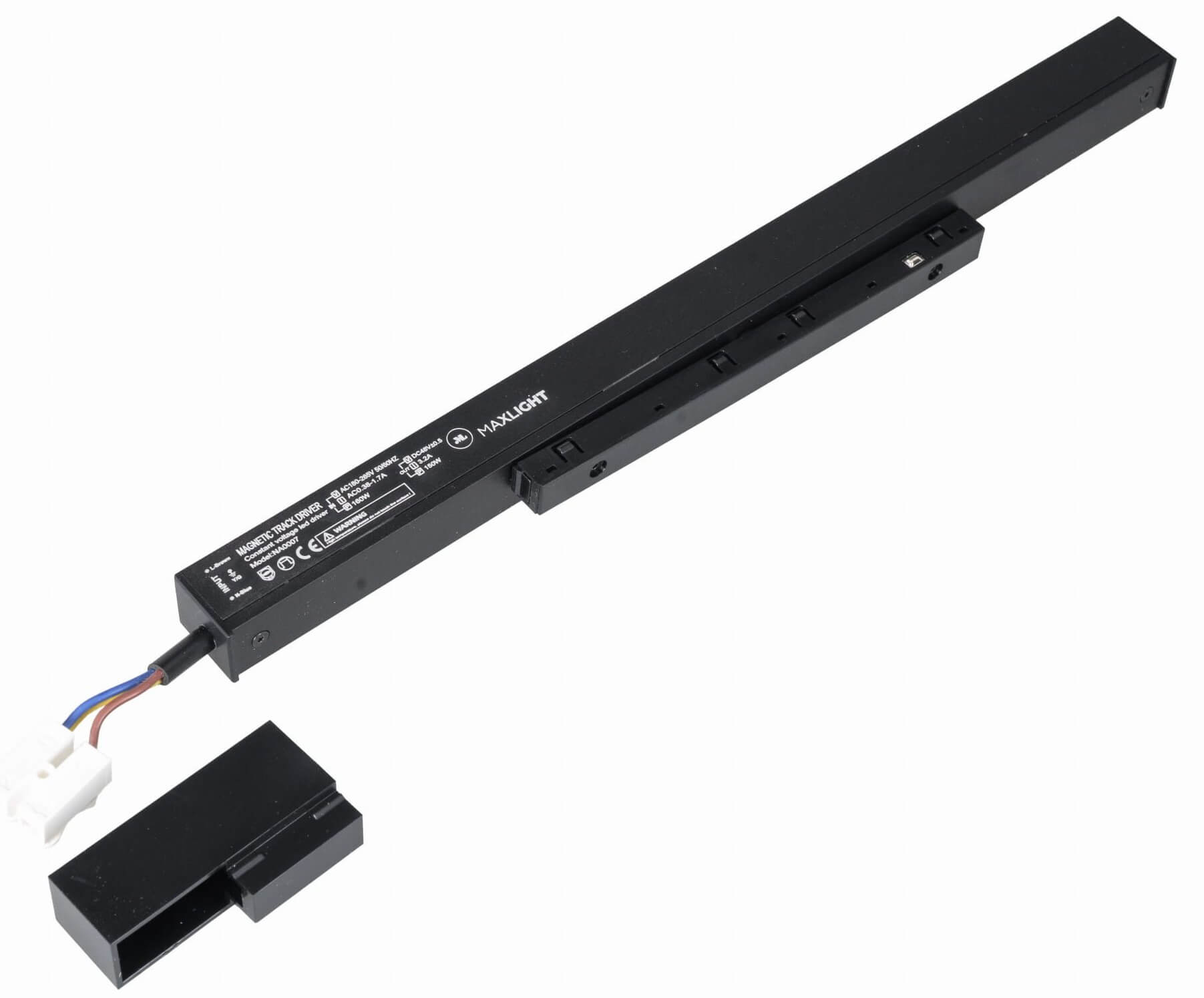 MaxLight Micro11 fuente de alimentación para rieles x W negro NA0007