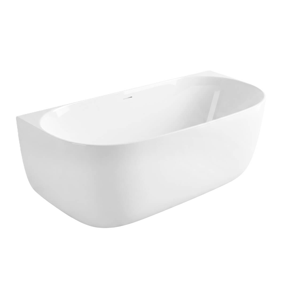Rea Eris bañera de pared 170x79.5 cm rectangular blanco REA-W4400