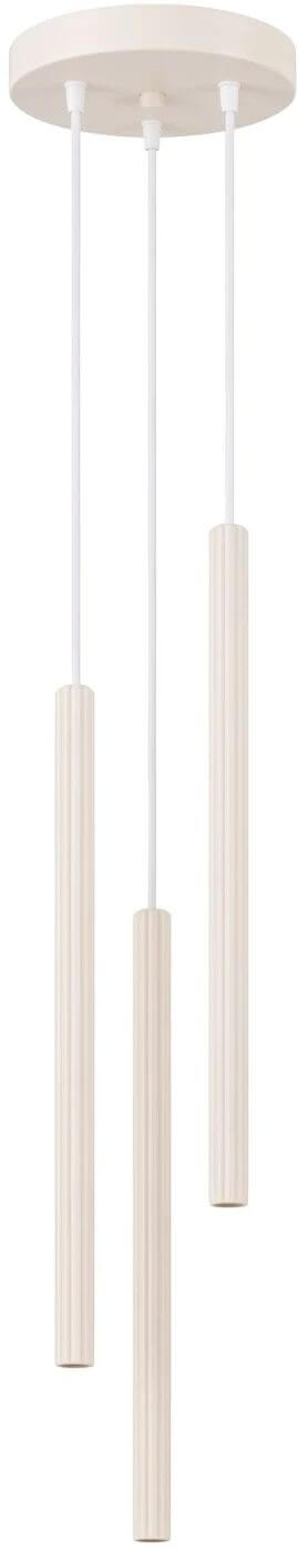 Sollux Lighting Arche lámpara colgante 3x8 W beige SL.2035