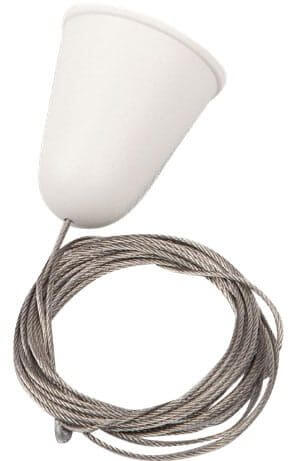 MaxLight 3F suspensión para carril de iluminación x W blanco MHT1-P30-WH