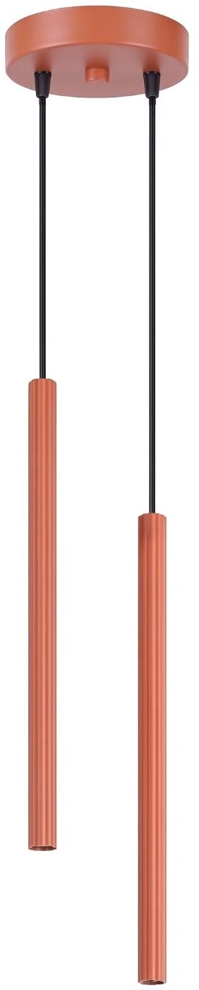 Sollux Lighting Arche lámpara colgante 2x8 W rojo SL.2040