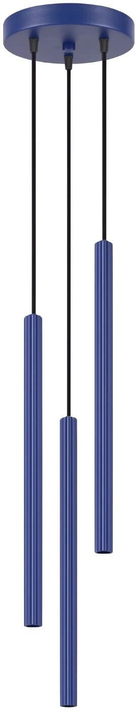 Sollux Lighting Arche lámpara colgante 3x8 W azul SL.2047