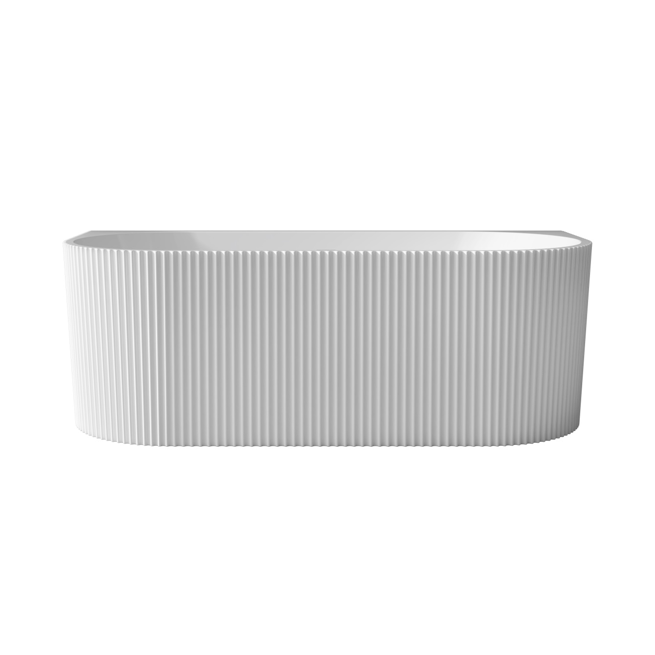 Besco Leya bañera de pared 170x78 cm oval blanco #WAS-170-LCZ