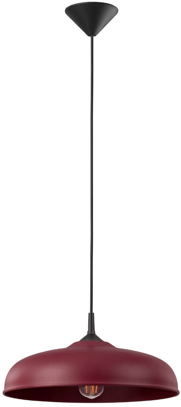Sollux Lighting Gina lámpara colgante 1x15 W burdeos SL.2063