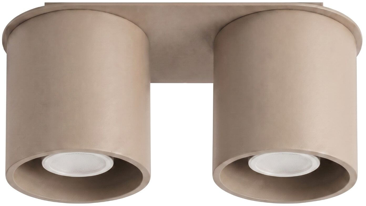 Sollux Lighting Orbis lámpara de techo 2x10 W beige SL.2091
