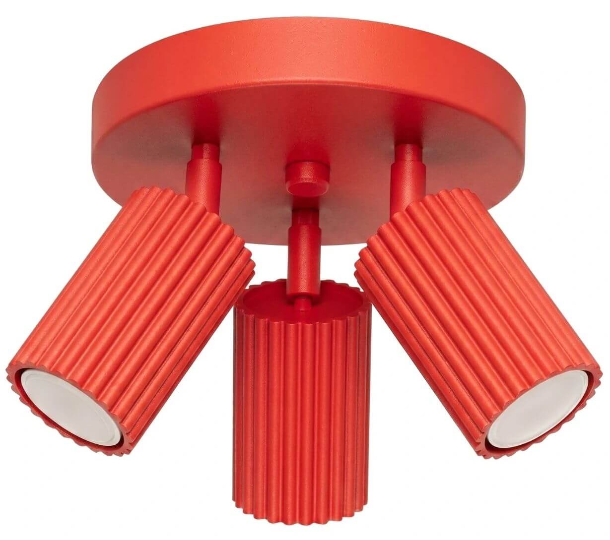 Sollux Lighting Karbon plafón 3x10 W rojo SL.2367