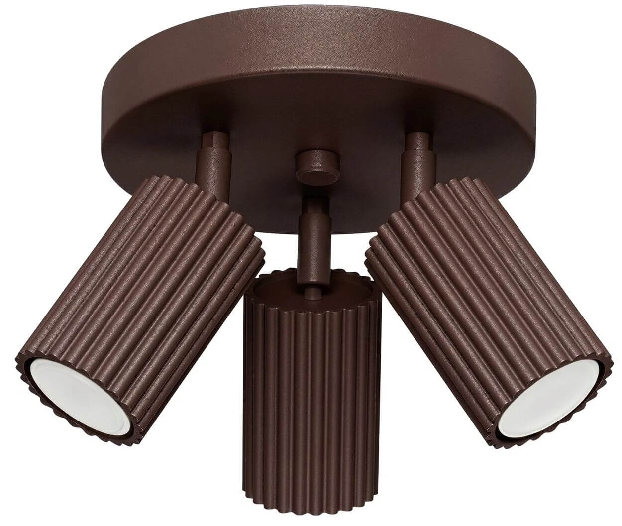 Sollux Lighting Karbon plafón 3x10 W marrón SL.2374