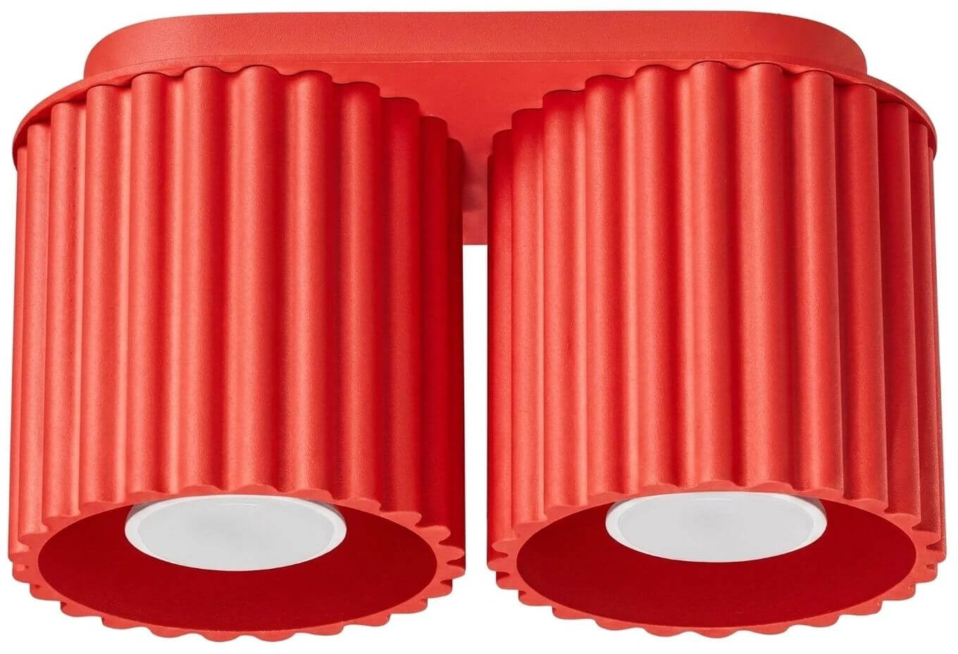 Sollux Lighting Aura lámpara de techo 2x10 W rojo SL.2419