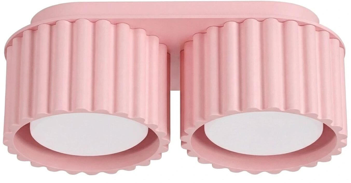 Sollux Lighting Aura lámpara de techo 2x10 W rosa SL.2407