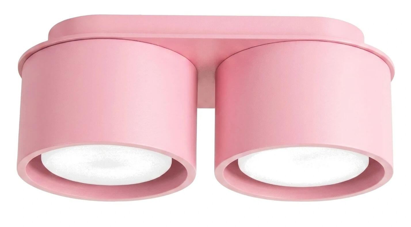 Sollux Lighting Modo lámpara de techo 2x10 W rosa SL.2467