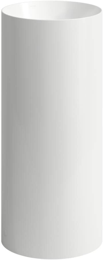 Laufen Volta lavabo 40x40 cm circular exento blanco brillante H8118704001121