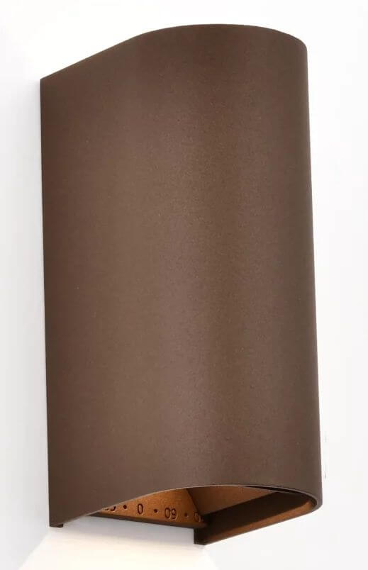 MaxLight Badia lámpara de pared para exteriores 1x12 W marrón W0470