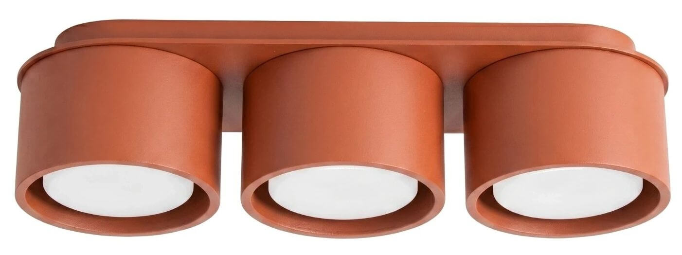 Sollux Lighting Modo lámpara de techo 3x10 W rojo SL.2452