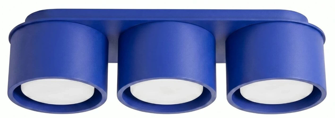 Sollux Lighting Modo lámpara de techo 3x10 W azul SL.2460