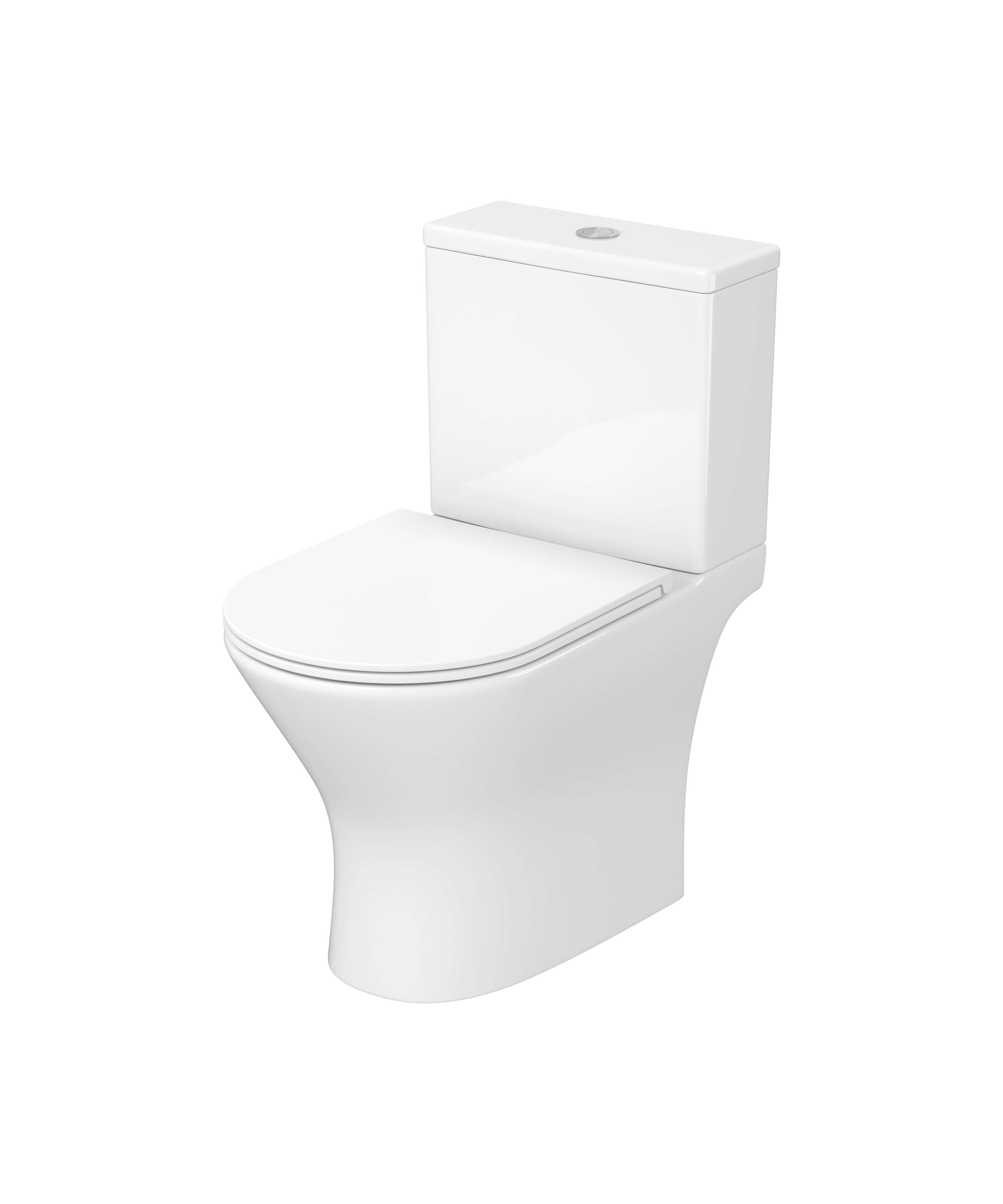 Cersanit Tako wc compacto + tapa de cierre suave con descarga de remolino blanco K3039-003