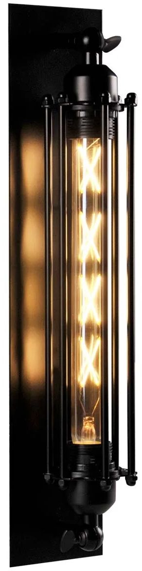Goldlux Vintage lámpara de pared 1x20 W negro 337078