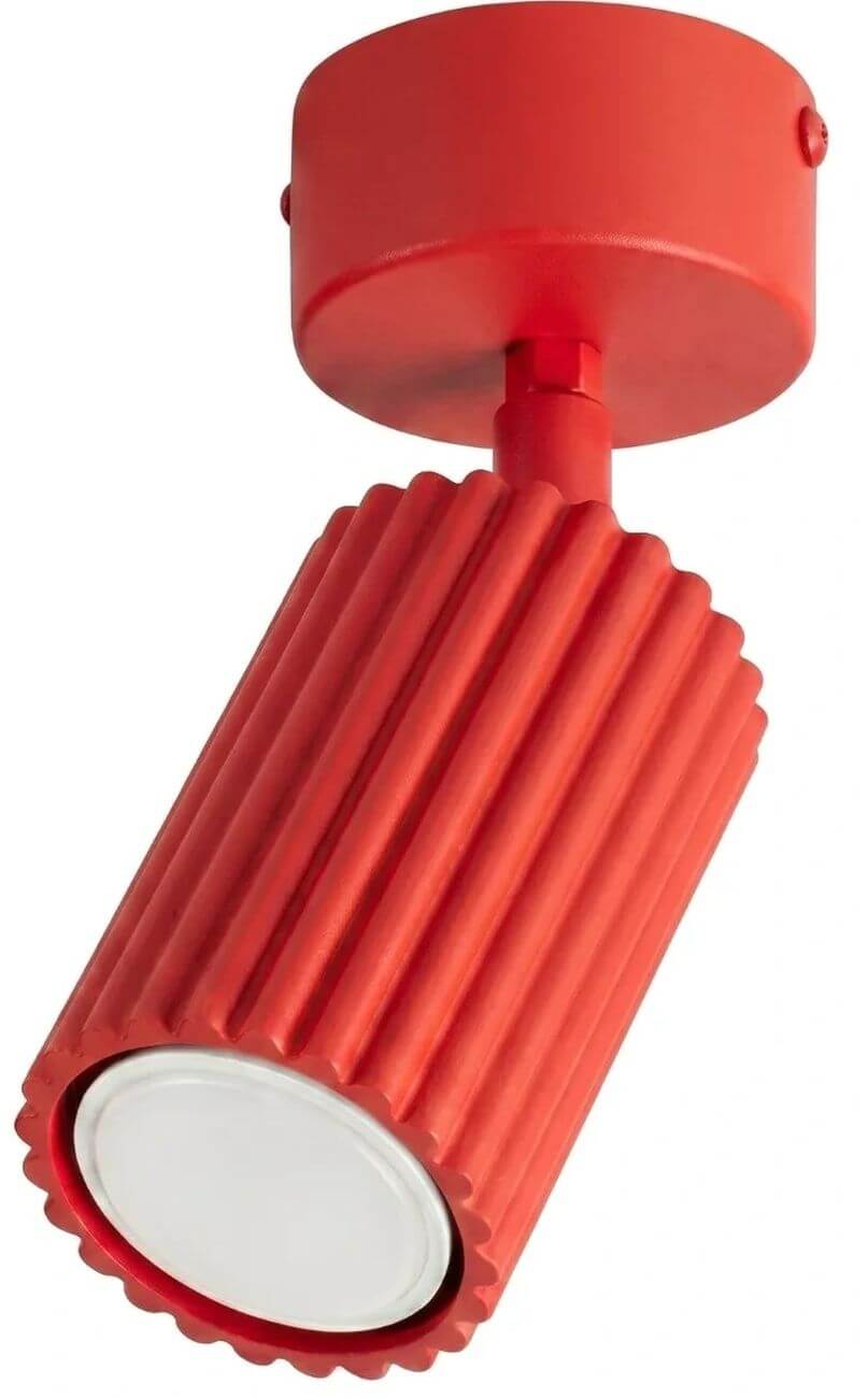 Sollux Lighting Karbon lámpara de techo 1x10 W rojo SL.2364