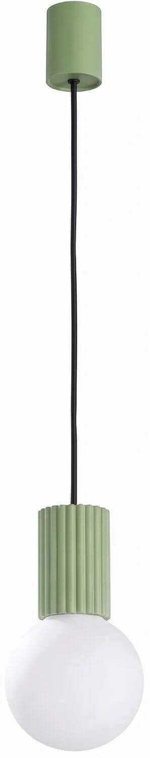 Sollux Lighting Halo lámpara colgante 1x8 W blanco-verde SL.2390
