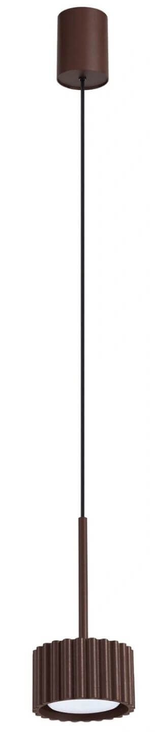 Sollux Lighting Aura lámpara colgante 1x10 W marrón SL.2690