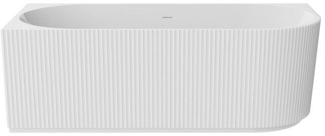 Besco Denaya bañera de pared 150x75 cm oval blanco #WAS-150-DLC